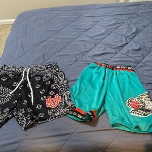 Set of Two Graphic Shorts